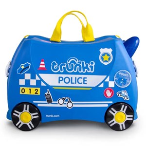 چمدان سواری کودک با ظرفیت 18 لیتر طرح ماشین پلیس مدل 00323 Trunki 18L_اسباب بازی