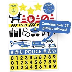 چمدان سواری کودک با ظرفیت 18 لیتر طرح ماشین پلیس مدل 00323 Trunki 18L_اسباب بازی