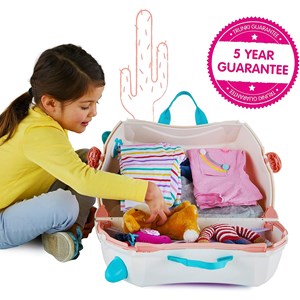 چمدان سواری کودک با ظرفیت 18 لیتر طرح شتر لاما مدل 00356 Trunki 18L_اسباب بازی