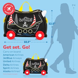 چمدان سواری کودک با ظرفیت 18 لیتر طرح کشتی دزد دریایی مدل 00312 Trunki 18L_اسباب بازی