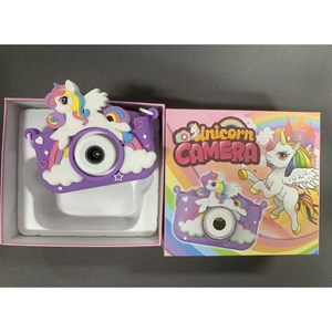 دوربین عکاسی و فیلمبرداری کودک طرح یونیکورن بنفش مدل XL_960_اسباب بازی