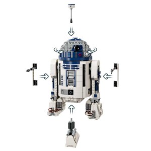لگو جنگ ستارگان استار وارز 1050 قطعه مدل Star Wars R2-D2 50079_اسباب بازی