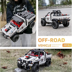 لگو تکنیک ماشین آفرود با کنترل و اپلیکیشن 2013 قطعه مدل Mould King 18005 RC Off-Road_اسباب بازی