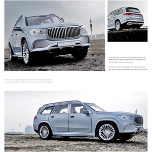 اسباب بازی ماشین فلزی مرسدس بنز مایباخ مقیاس 1:24 مدل Mercedes Benz Maybach GLS600_اسباب بازی