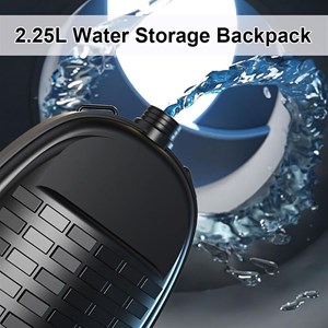 تفنگ اسباب بازی آبپاش بزرگ دو لول شارژی حرفه ای به همراه کوله پشتی مخزن دار_اسباب بازی