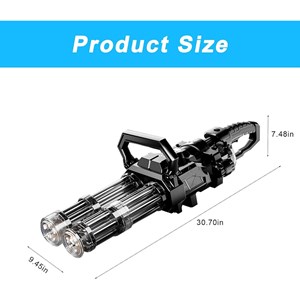 تفنگ اسباب بازی آبپاش بزرگ دو لول شارژی حرفه ای به همراه کوله پشتی مخزن دار_اسباب بازی