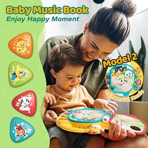 اسباب بازی کتاب موزیکال و آموزشی طرح زرافه_اسباب بازی