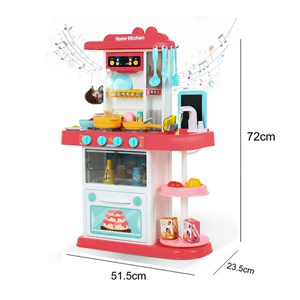ست اسباب بازی آشپزخانه بزرگ 43 تکه با بخار و سینک مدل Mist Kitchen_اسباب بازی