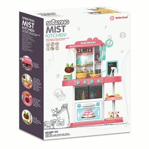 ست اسباب بازی آشپزخانه بزرگ 43 تکه با بخار و سینک مدل Mist Kitchen_اسباب بازی
