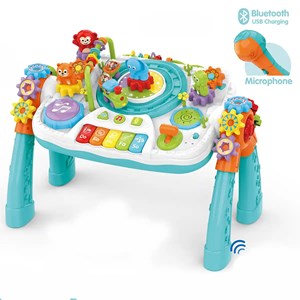 میز آموزشی بلوتوثی قابل شارژ 2 در 1 مدل Bluetooth Learning Table_اسباب بازی
