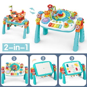 میز آموزشی بلوتوثی قابل شارژ 2 در 1 مدل Bluetooth Learning Table_اسباب بازی