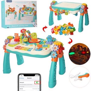 میز آموزشی بلوتوثی قابل شارژ 2 در 1 مدل Bluetooth Learning Table_اسباب بازی
