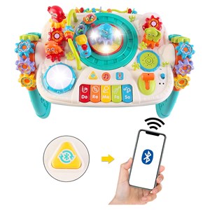 میز آموزشی بلوتوثی قابل شارژ 2 در 1 مدل Bluetooth Learning Table_اسباب بازی