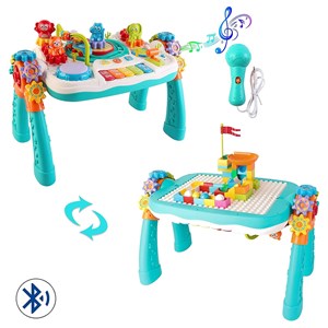میز آموزشی بلوتوثی قابل شارژ 2 در 1 مدل Bluetooth Learning Table_اسباب بازی