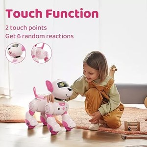 سگ رباتیک هوشمند با سنسور و کنترل مدل Programmable Robot Dog Toy 1536_اسباب بازی