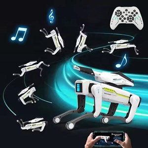 سگ رباتیک هوشمند چنگ‌ جی داستان‌گو، رقصنده و قابل برنامه‌ریزی مدل Chengji Remote Control 8009_اسباب بازی