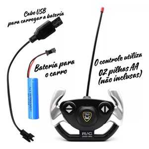 ماشین کنترلی شارژی پلیس با درب های بازشو مقیاس 1:16مدل Carrinho Policia Controle Remot 308_اسباب بازی