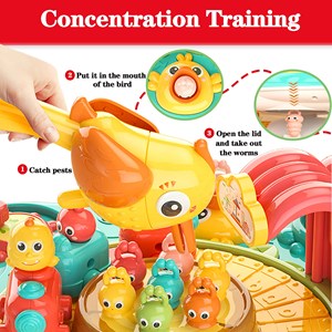 اسباب بازی میز موزیکال 7 کاره کودک با بازی ماهیگیری و صداهای حیوانات مدل Baby Activity Table Toys 618_اسباب بازی