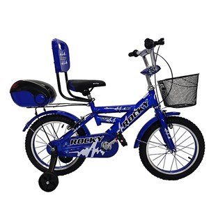 دوچرخه اورجینال کودک سایز 12 رنگ آبی مدل راکی ROCKY 12R201_اسباب بازی