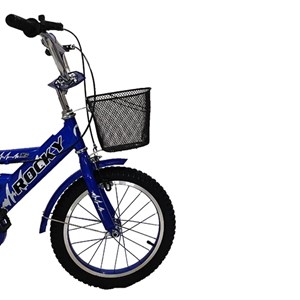 دوچرخه اورجینال کودک سایز 12 رنگ آبی مدل راکی ROCKY 12R201_اسباب بازی