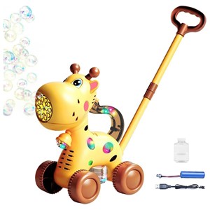 اسباب بازی چرخ دستی حباب ساز طرح زرافه مدل Bubble Machine 8521_اسباب بازی