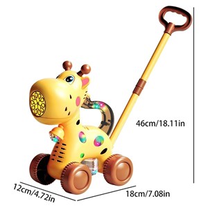 اسباب بازی چرخ دستی حباب‌ ساز طرح زرافه مدل Bubble Machine 8521_اسباب بازی