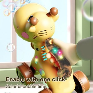 اسباب بازی چرخ دستی حباب‌ ساز طرح زرافه مدل Bubble Machine 8521_اسباب بازی
