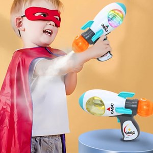 تفنگ اسباب بازی موزیکال فضانورد دودزا همراه با پروژکتور مدل Toy Gun with Mist Spray 922_اسباب بازی