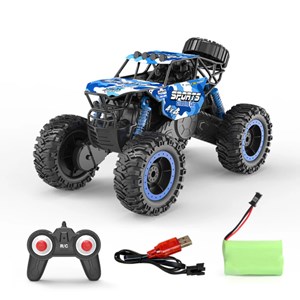 ماشین کنترلی آب و خاک آفرود دو دیفرانسیل رنگ آبی مدل MZ 2047_اسباب بازی