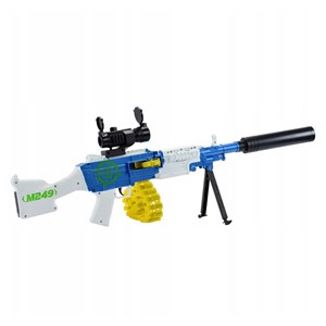 تفنگ اسباب بازی مسلسل شارژی تیر اسفنجی مدل 1002_اسباب بازی