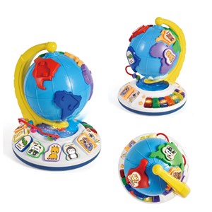 اسباب بازی کره زمین موزیکال قارهها و حیوانات_اسباب بازی