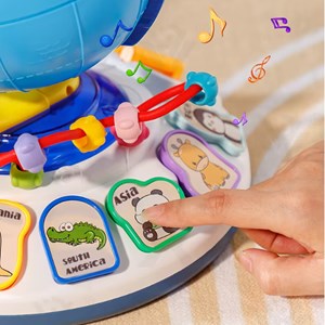 اسباب بازی کره زمین موزیکال قارهها و حیوانات_اسباب بازی