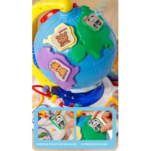 اسباب بازی کره زمین موزیکال قارهها و حیوانات_اسباب بازی