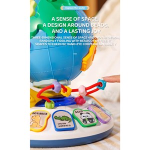 اسباب بازی کره زمین موزیکال قارهها و حیوانات_اسباب بازی