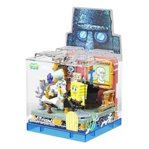 لگو باب اسفنجی و اختاپوس 350 قطعه به همراه قاب طلقی مدل AB0025_اسباب بازی