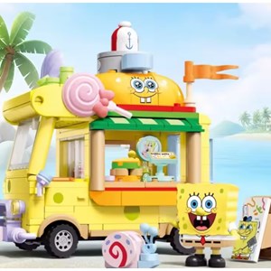 لگو ماشین همبرگر باب اسفنجی 369 قطعه مدل 612217_اسباب بازی
