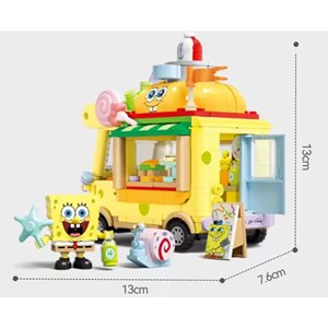 لگو ماشین همبرگر باب اسفنجی 369 قطعه مدل 612217_اسباب بازی