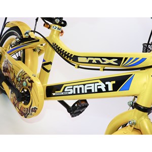 دوچرخه شهری کودک سایز 12 رنگ زرد مدل اسمارت Smart_اسباب بازی