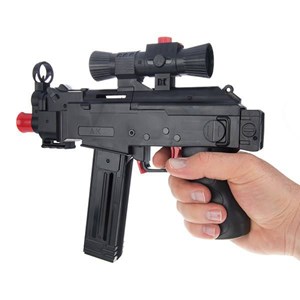 تفنگ اسباب بازی مسلسل تیر ژله ای و تیر اسفنجی مدل Assault Submachine Gun No:AK46