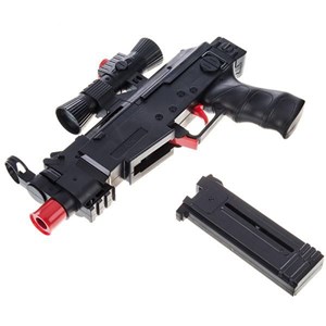 تفنگ اسباب بازی مسلسل تیر ژله ای و تیر اسفنجی مدل Assault Submachine Gun No:AK46