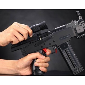 تفنگ اسباب بازی مسلسل تیر ژله ای و تیر اسفنجی مدل Assault Submachine Gun No:AK46