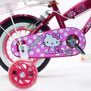 دوچرخه اورجینال کودک سایز 12 رنگ بنفش طرح کیتی مدل اسمارت Smart_اسباب بازی