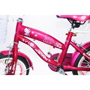 دوچرخه اورجینال کودک سایز 12 رنگ بنفش طرح کیتی مدل اسمارت Smart_اسباب بازی