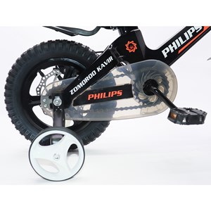 دوچرخه اورجینال کودک سایز 12 آلومینیومی رنگ مشکی مدل فیلیپس PHILIPS_اسباب بازی