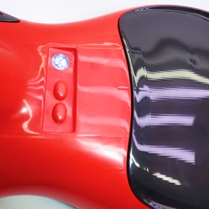 سه چرخه پلاسماکار موزیکال طرح ماشین (لوپ کار) قرمز_اسباب بازی