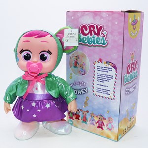 عروسک گریه کن و راه رونده کرای بیبی 30 سانتی مدل Cry Baby 1294_اسباب بازی