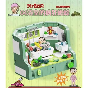 لگو مستربین در حمام 510 قطعه مدل Mr. Bean Crazy Toad in the Bathroom AB0039_اسباب بازی
