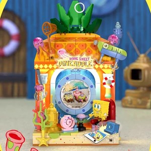 لگو تعطیلات باب اسفنجی 367 قطعه چراغ دار_اسباب بازی