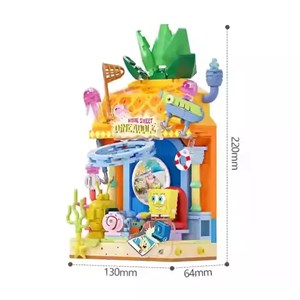 لگو تعطیلات باب اسفنجی 367 قطعه چراغ دار_اسباب بازی