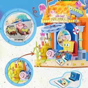 لگو تعطیلات باب اسفنجی 367 قطعه چراغ دار_اسباب بازی